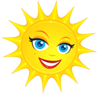 a smiling sun
